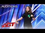 Hilarious Comedian Josh Blue Delivers a Funny Audition - America's Got Talent 2021