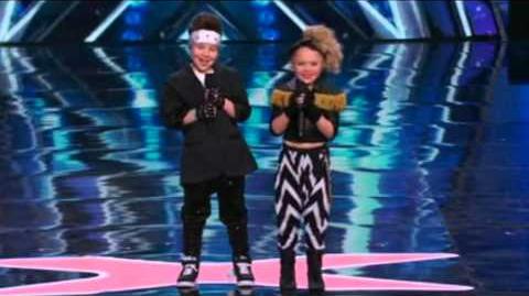America's Got Talent 2015 Elin & Noah Auditions 1