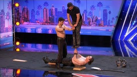 America's Got Talent 2017 The Azeri Brothers Freak Out Howie & Heidi Full Audition S12E02