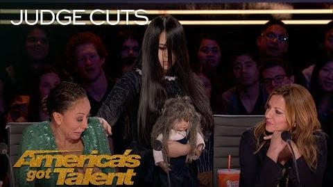 The Sacred Riana Summons A Terrifying Imaginary Friend - America's Got Talent 2018