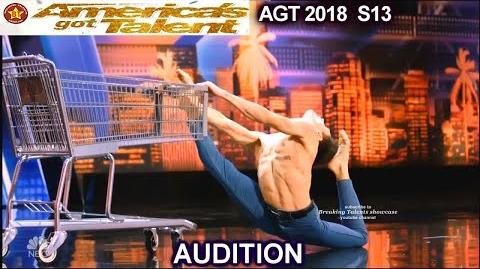 David Pereira Contortionist Dancer Mel Thought was a Chicken America's Got Talent 2018 Audition AGT-1
