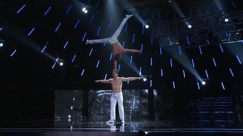 America's Got Talent 2015 S10E13 Judge Cuts - Duo Vladimir Strength Acrobats