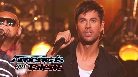 Enrique Iglesias and Sean Paul Get the Crowd Going With "Bailando" - America's Got Talent 2014