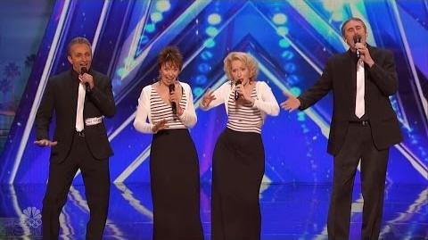 America's Got Talent 2016 Just Us Jazzy Vocal Quartet Bombs Full Audition Clip S11E06