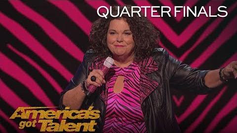Vicki Barbolak Hilarious Comedian Chats About Being 'Trailer Nasty' - America's Got Talent 2018
