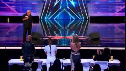 America's Got Talent 2014 Frank The Singer Sings Frank Sintra Auditions 5