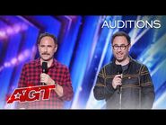 The Sklar Brothers Will Make You Laugh with This FUNNY Stand-Up - America's Got Talent 2021
