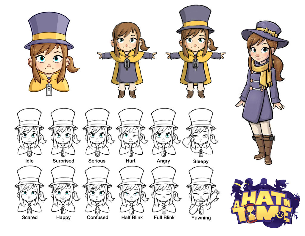 MekuCube — A handful of Hat in Time characters!