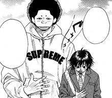 Chiaki and Sora meeting each other for the first time