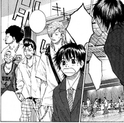 Sora and his teammates arrive at the Tournament Venue