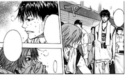 Shiraishi questioning Tokiwa's decision on enrolling at Shinmaruko High