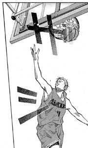 Kazushi scores the layup