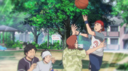 Nabe and Masahiro having their rematch with the Junior High kids