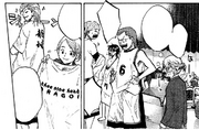 Nao brings the official Kuzuryu High teams' jerseys