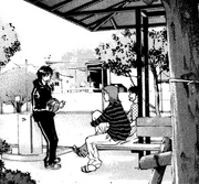 Yasuhara meets Masahiro and Nabe while jogging