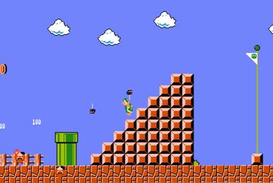 Super mario bros flagpole deals point