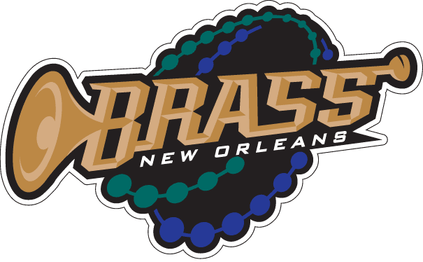 New Orleans Brass ECHL First Year White League Reverse 10 yr Hockey Puck