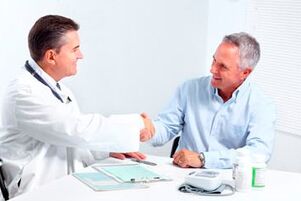 Conversa medico e paciente
