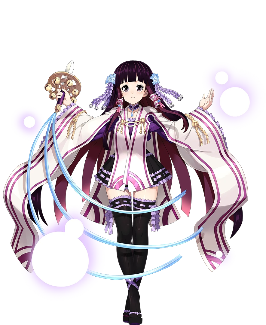 黒紫の巫女キキョウ