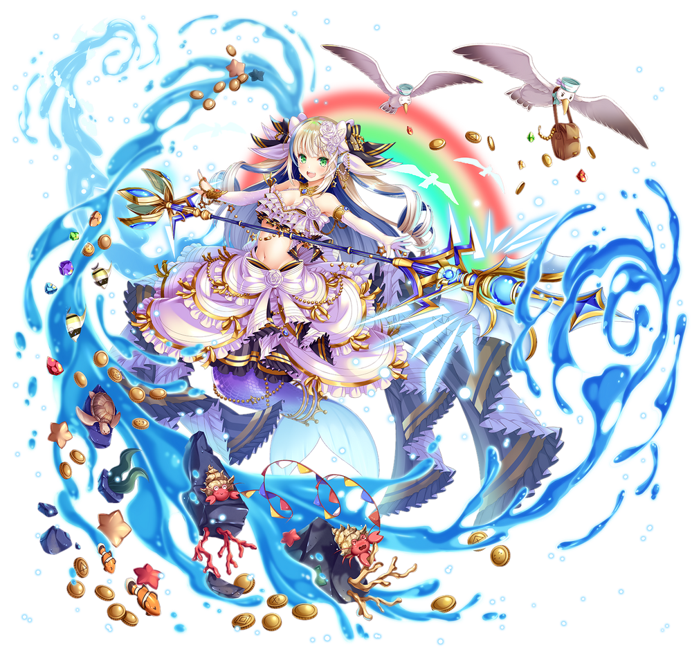 紫鱗の海巫女ハルフゥ