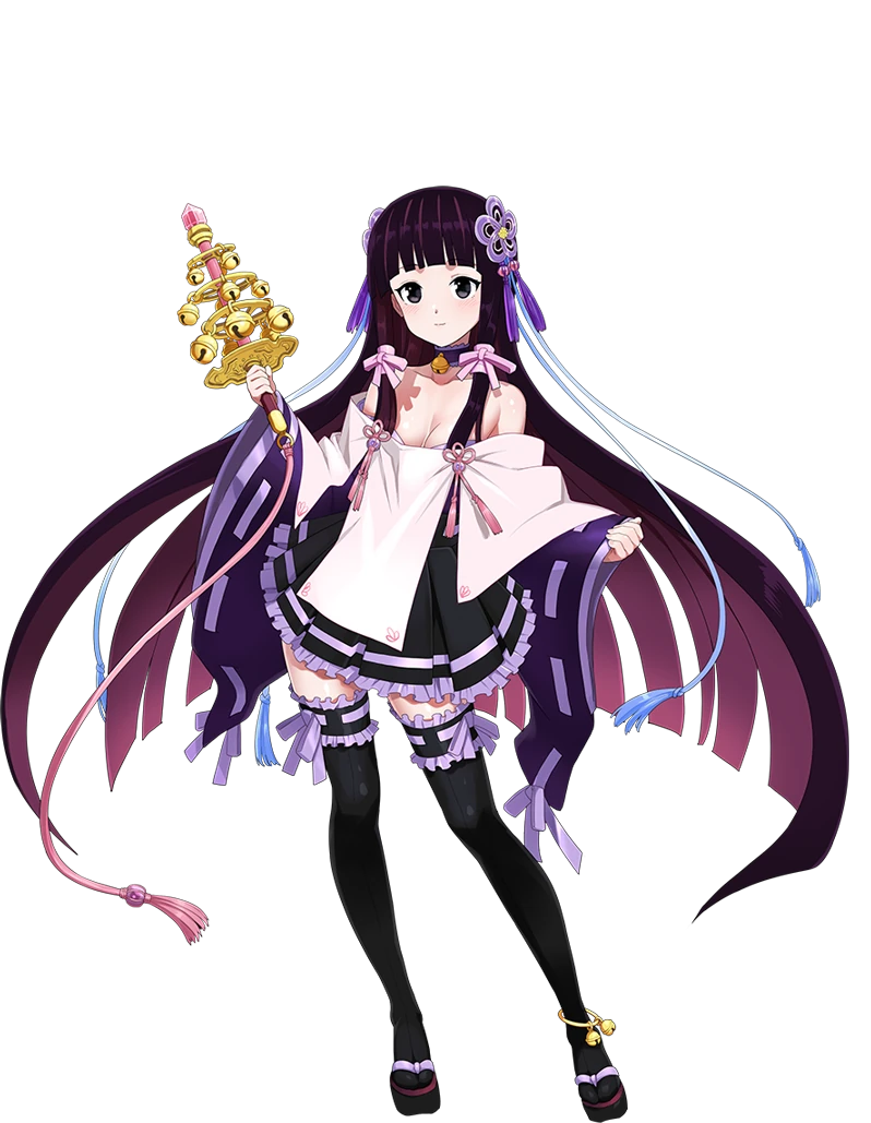 黒紫の巫女キキョウ