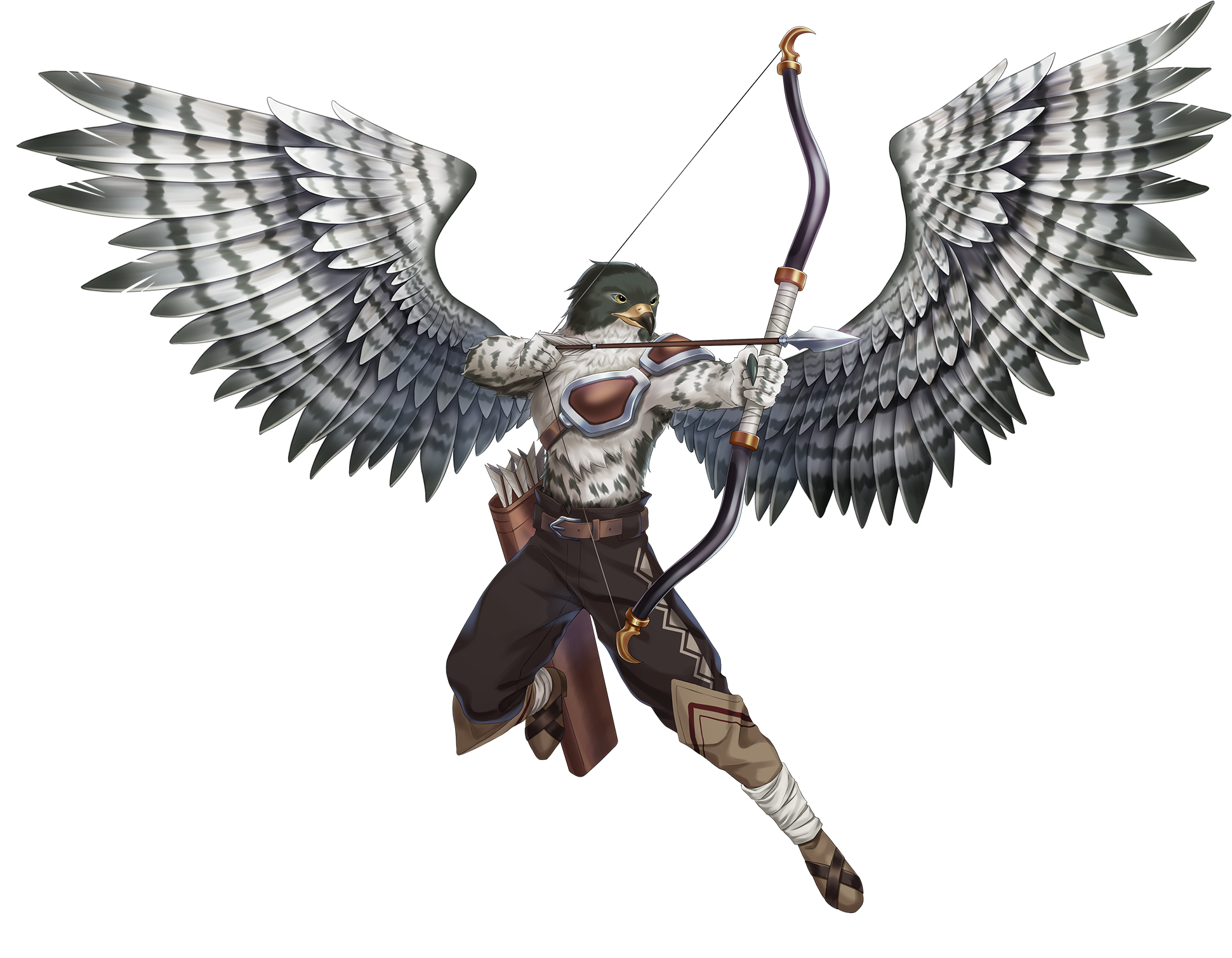 Falcon Winged Birdman Archer Aigis Wiki Fandom
