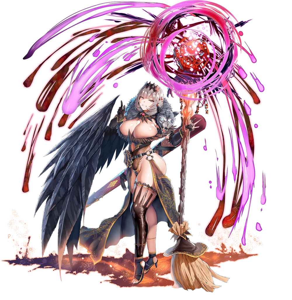 黒翼を灯す者モリグナン（白）