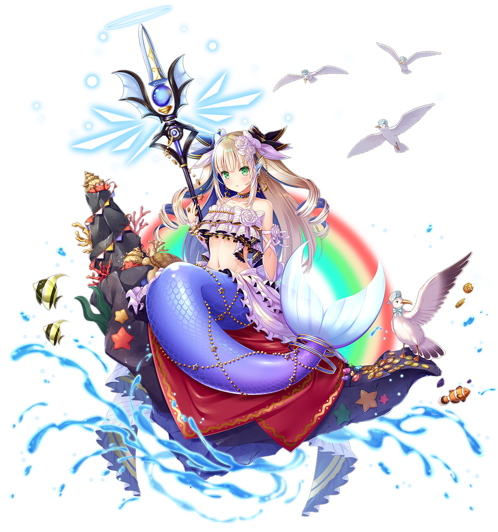 紫鱗の海巫女ハルフゥ