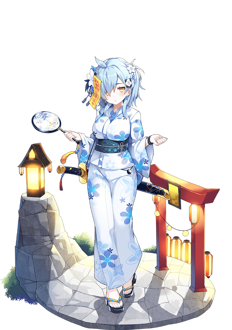 幽明の浴衣フーロン