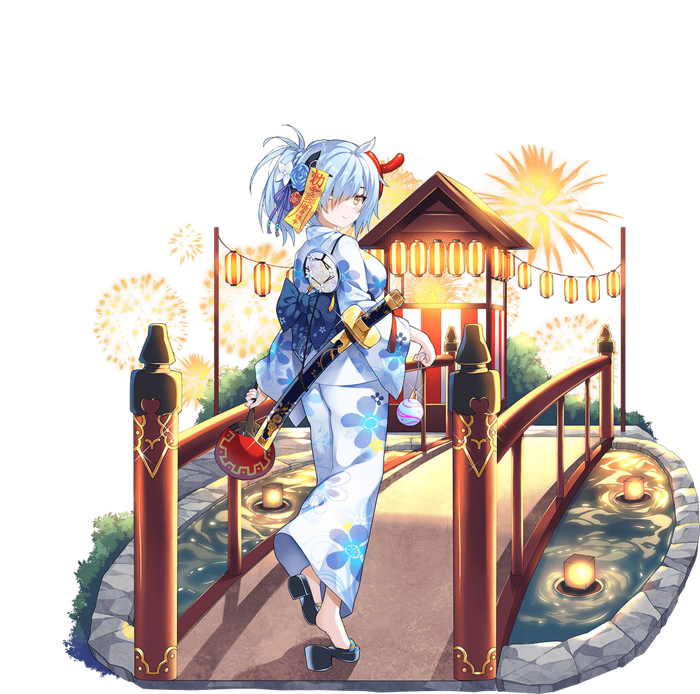 幽明の浴衣フーロン