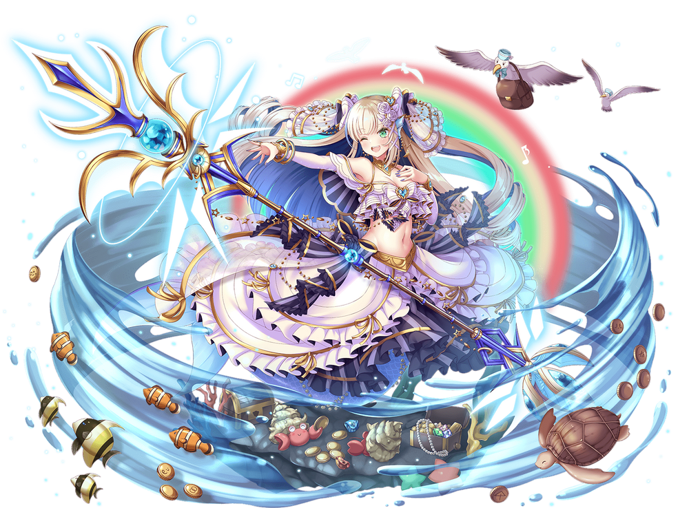 紫鱗の海巫女ハルフゥ