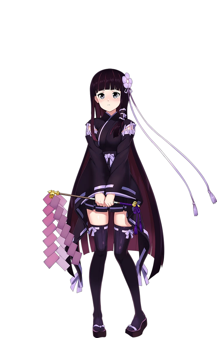 黒紫の巫女キキョウ