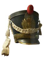 Shako du 6e régiment de la garde royale.