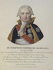 Velyn - Jean-Baptiste Nompère de Champagny, duc de Cadore, né en 1756 à Roanne