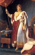 François Gérard, Napoléon Ier en costume du sacre, 1805.