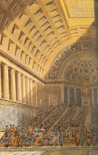 Intérieur de la salle du Conseil des Cinq-Cents, Musée Carnavalet.