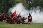 Scene from recreation of Battle of Naseby