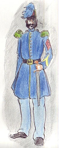 Chasseur à pied 1840