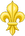 Fleur de lys (or)