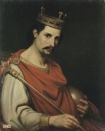 Charles II le Chauve (vue d'artiste).