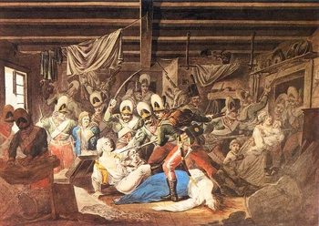 Massacre de la population de Praga, , 1810