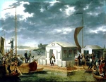 Entrevue de Napoléon Ier et d'Alexandre Ier sur le Niemen (1808) - Peinture d'