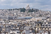 Butte Montmartre from centre Pompidou