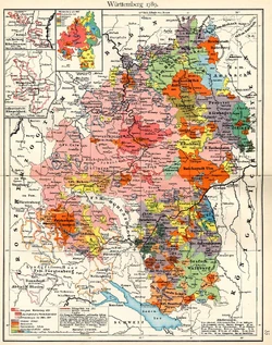 Le Wurtemberg en 1789