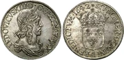 Écu d'argent ou louis d'argent, de Louis XIII le Juste