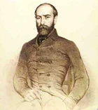 , l'un des meneurs de l'insurrection républicaine du 12 mai 1839 (Lithographie de Jeannin).