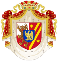 Coat of Arms of Élisa Bonaparte as princesse de Lucques et Piombino