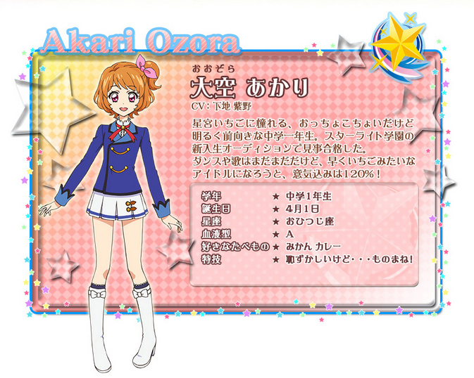 User Blog Abcioh12 Akari Is Aries So Aikatsu Wiki Fandom