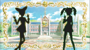 Aoi explica a Ichigo que es el Colegio Luz de las Estrellas