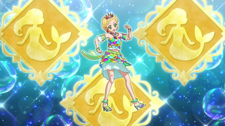アイカツ バブルスマーメードコーデ D（アイカツ アイカツカード